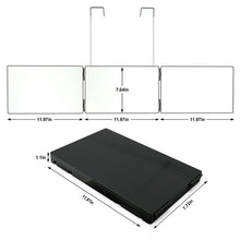 Load image into Gallery viewer, 3 Way Mirror and 5X Magnifying Mirror, 360°Tri Fold Mirror for Makeup and Hair Styling
