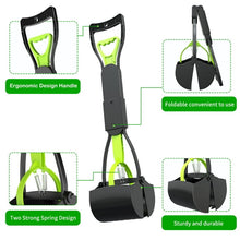 Load image into Gallery viewer, Pooper Scooper for Large Small Dogs, Foldable Dog Poop Waste Pick Up Shovel, Durable Spring Easy to Use Perfect for Grass,Dirt,Gravel
