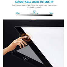 Load image into Gallery viewer, A4 LED Light Box Tracer USB Power Adjustable Light Tablet Board Pad for 5D DIY Diamond Painting
